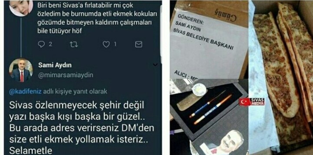 @ahmetcorVo <a href="/EyupEroglu60/">Eyüp EROĞLU 🇹🇷</a> Sivas Belediye Başkanından böyle bi talepte bulunsan hiç hayır demezlerdi. Tokat Belediyesi yetkililerini FSMVÜ Parody ailesi olarak  kınıyoruz. Tokatlı öğrencinizi üzmeyin bizce 😁