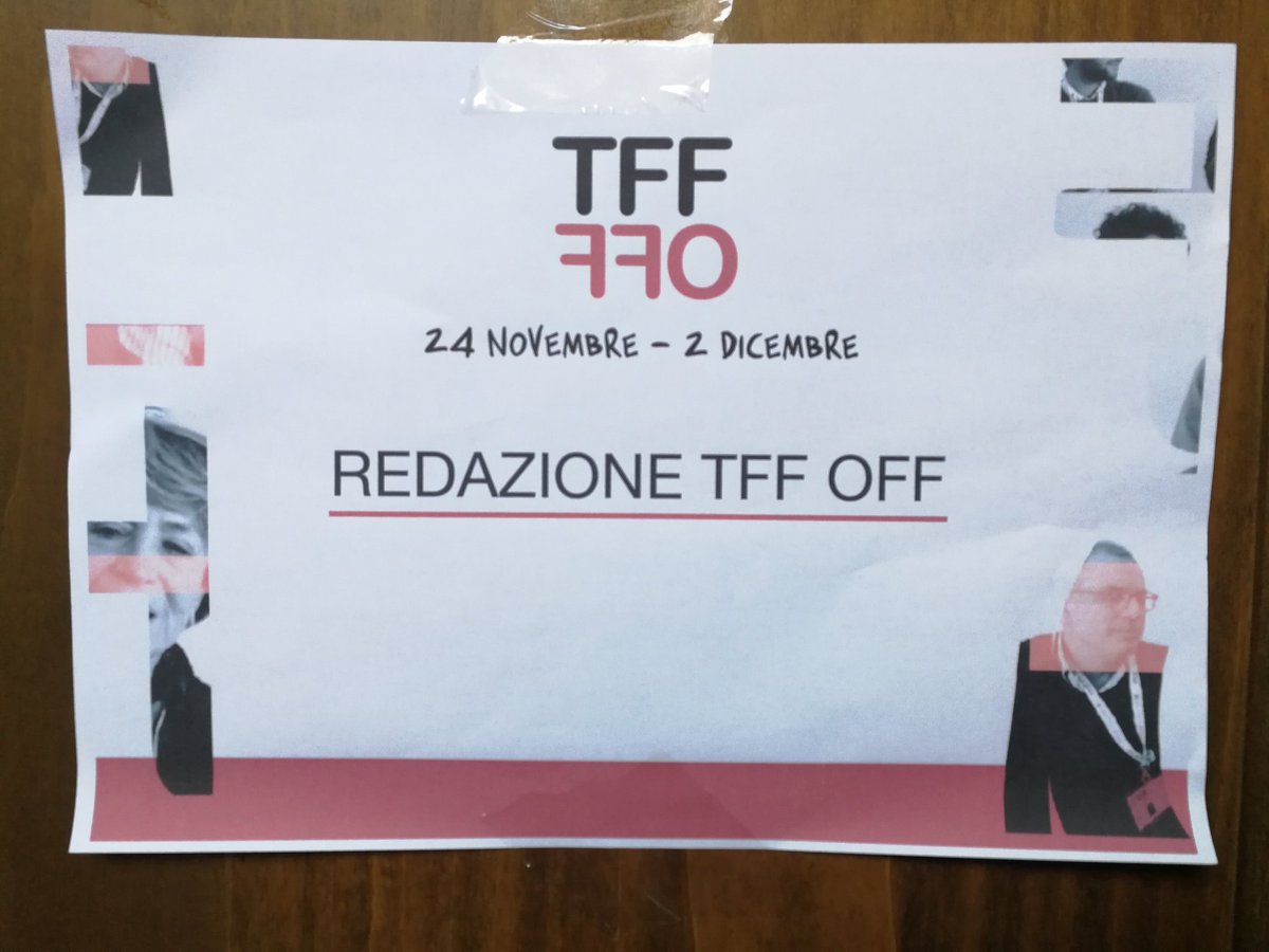 TFFOFF's tweet photo. Anche oggi iniziano i lavori #TFFOFF #TFF35 https://t.co/zgKpH1lgts