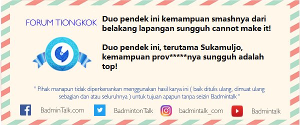 hmmmm... itu strategi kali... tapi memang ya kevin kalau smash di belakang sekarang wowwwww meningkat jauhhhh dibanding dulu (ForumTiongkok)
#MissUniverse #Indonesia
