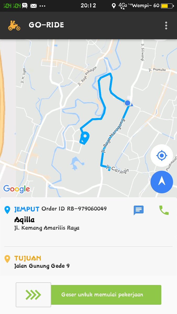 Wempiarya's tweet photo. @gojekindonesia tolong dong yg kyak gini di tindak,, saya sbagai mitra sangat2 di rugikan,, udah jmput 3km, di hubungin malah gak aktif,, udah Performa turun,,  bahkan berdampak suspend buat saya... Salam satu aspal https://t.co/3aI5HSRFJG