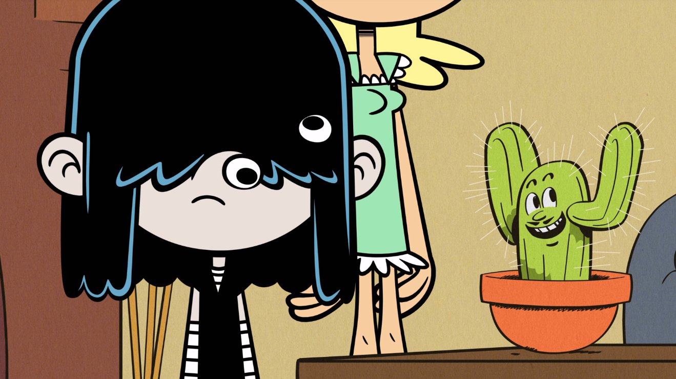 “This is the funny cactus from #TheLoudHouse episode The Crying Dame” 