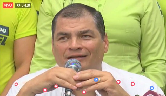 35MOVER's tweet photo. .@MashiRafael: Siempre hemos luchado contra la corrupción que estaba institucionalizada en el país, siempre tomamos acciones contundentes #RafaelElPuebloContigo https://t.co/g7ZSqSYjrI