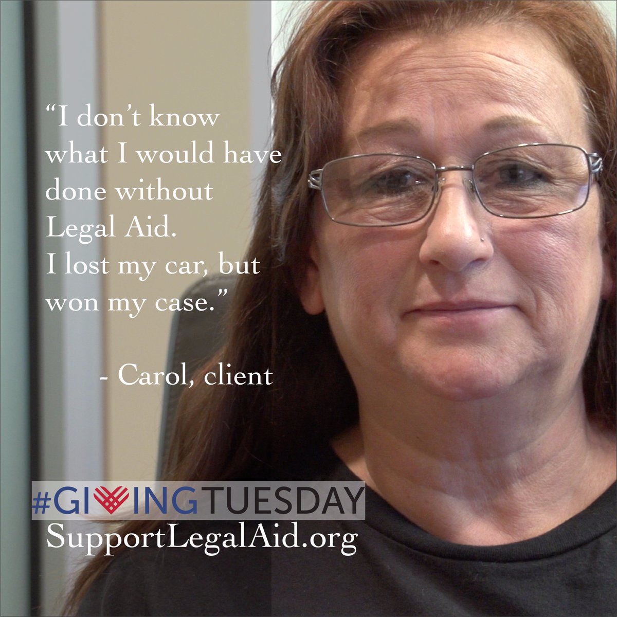 Would you be able to get to work if your car was wrongfully taken? SupportLegalAid.org #GivingTuesday