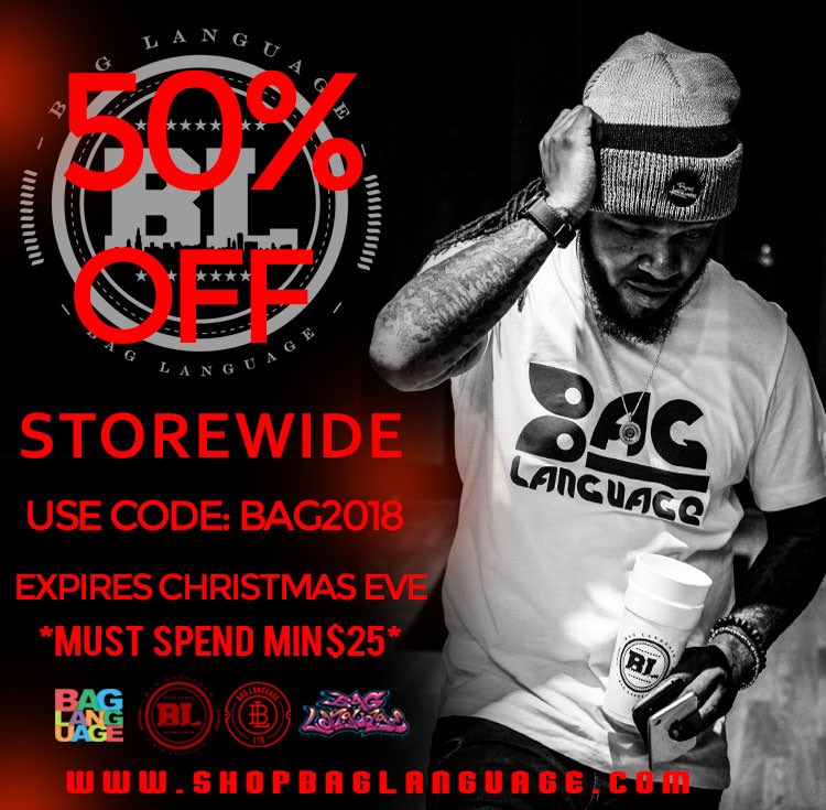 DoughFromDaGo's tweet photo. #ShopBagLanguage Now! 🛒
&amp; Receive up to 50% OFF #Storewide During the #Holidays https://t.co/R06yy1vfa2 https://t.co/XGZmht9XoR