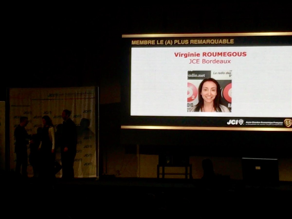 Félicitations : <a href="/JCEBordeaux/">JCE Bordeaux</a>, <a href="/JCEL_AC/">JCE Angoulême-Cognac</a>, <a href="/JCE_Pays_Basque/">JCE du Pays Basque</a> qui ont déposé des dossiers récompenses pour leurs actions et membres. Bravo à Virginie (JCE Bordeaux), lauréate du prix de la meilleure membre JCE ! #JCE #Recompences #AudaceJCEF
