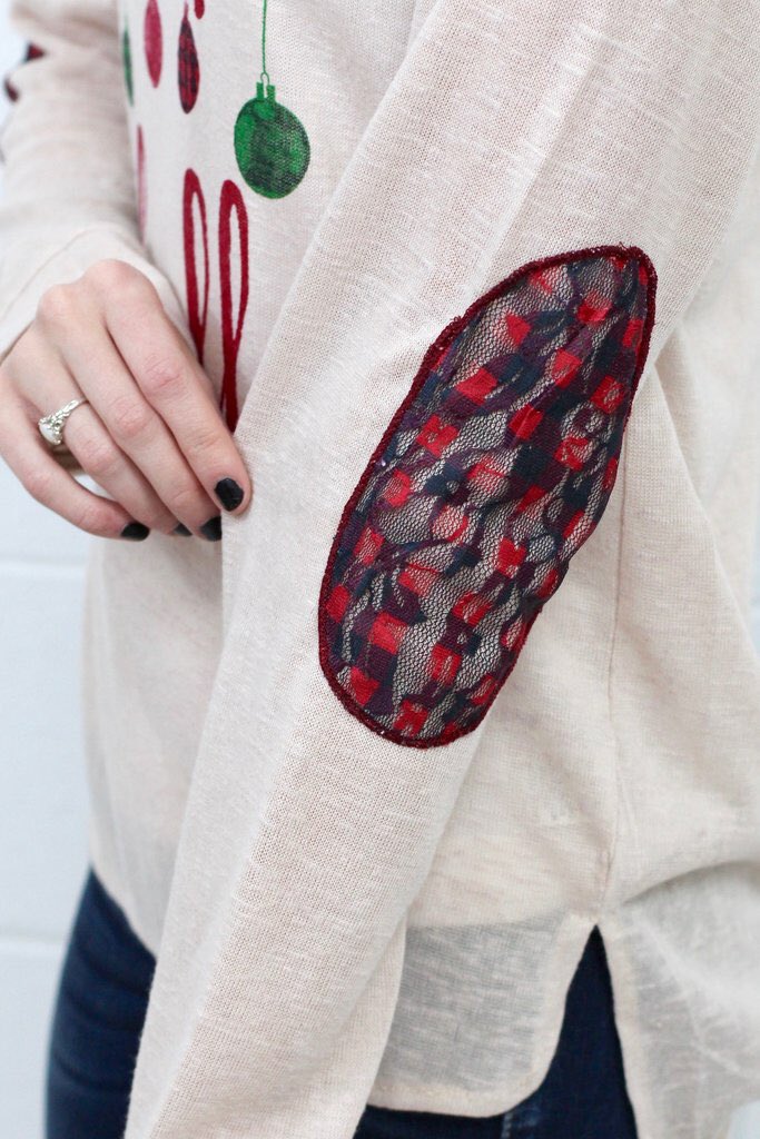 girlfriendsr's tweet photo. DECK THE HALLS TUNIC + PLAID ELBOWS {BEIGE} ❤️ https://t.co/K02m4yGYEd
