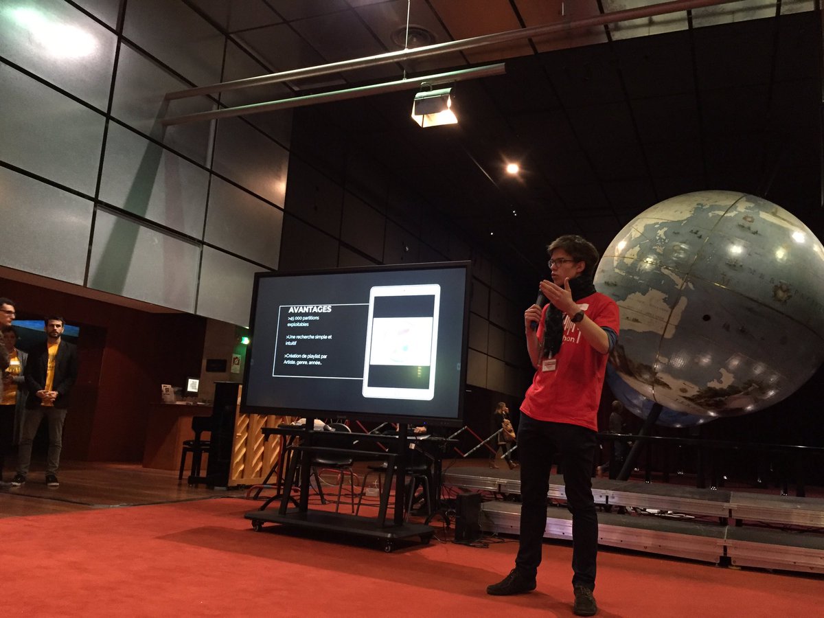 #hackathonBnF l'idée de la "boite à musique" 🎼 : traduire une image de partition et la transformer en fichier audio via une interface intuitive