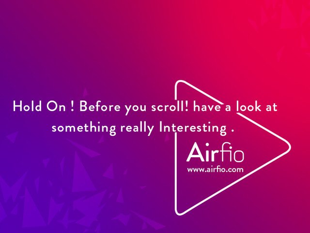 airfio's tweet photo. Hold On ! Before you scroll! have a look at something really Interesting . The #AirfioICO opening on #Dec5 https://t.co/pmZ7KCpCjc