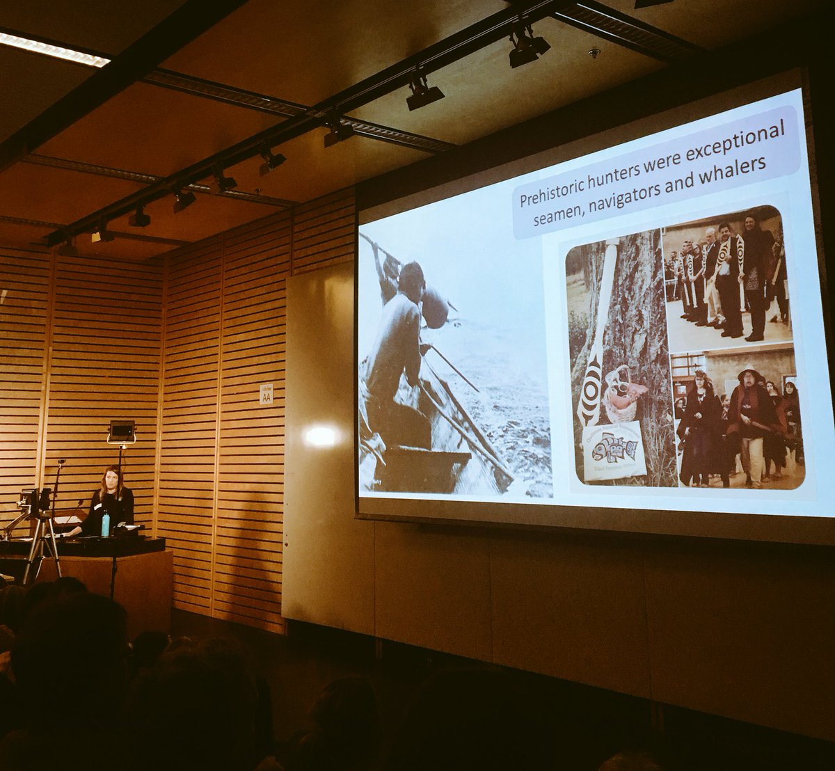 melanie_ang's tweet photo. @distantfins taking us on a historical journey and account of whaling nations on the West Coast #bcmms25 https://t.co/HX8YAzLkNW