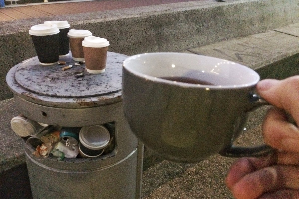 Solutions to #PlasticPollution are everywhere, we simply have to ask. ☕️ #BluePlanet2 🌎🐳