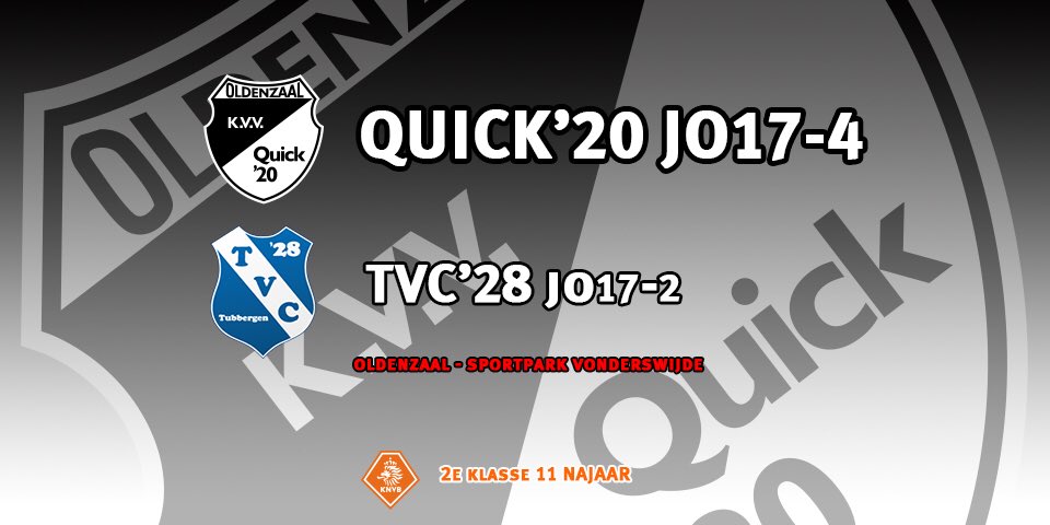Quick'20 JO17-4 tweet media