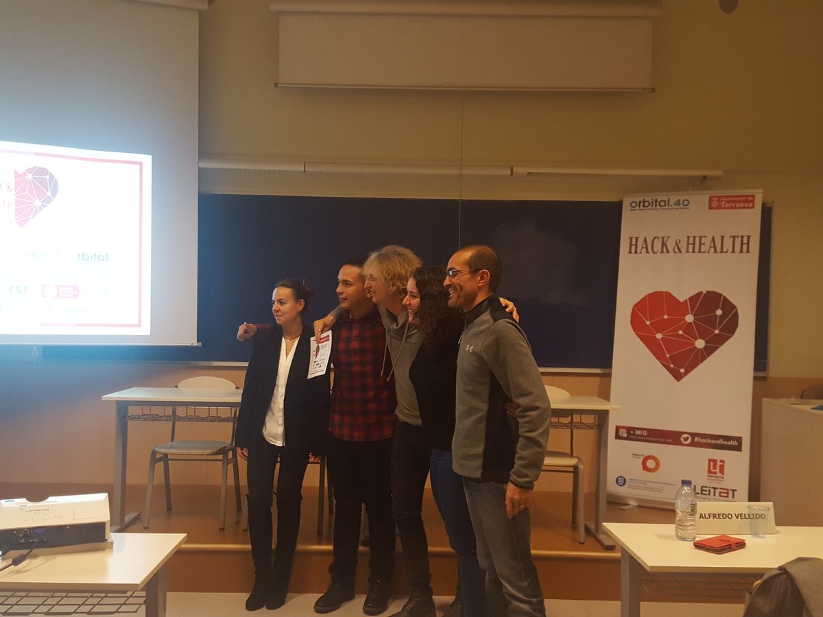 trsinnovacio's tweet image. #hackandhealth 2017 #Terrassa Premi atrogat pel jurat al Millor Impacte Social: estada de 9 mesos a la incubadora @Kautic40 de @ajterrassa i @Leitat a #DATAPUMP