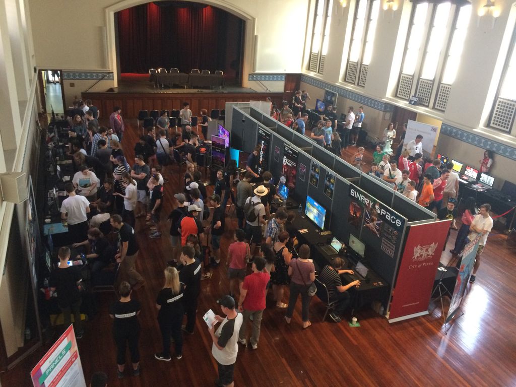Sonictail's tweet photo. And now #PerthGamesFest 2017 is over. Thanks to everyone for coming! #sleepfortheweek I joke, see you at Extended Play Unconference tomorrow! https://t.co/sCso1GwSxn