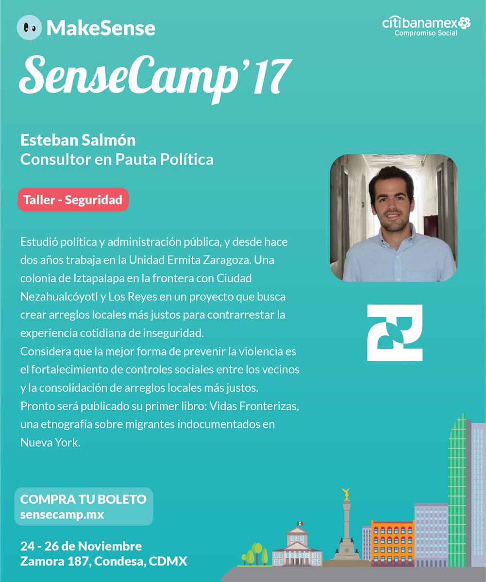 Viraviendo's tweet photo. Nos vemos hoy en el #SenseCampMx para compartir experiencias, conocimientos y herramientas que nos ayuden a co crear #CiudadesSostenibles https://t.co/O4Y05hi9NZ