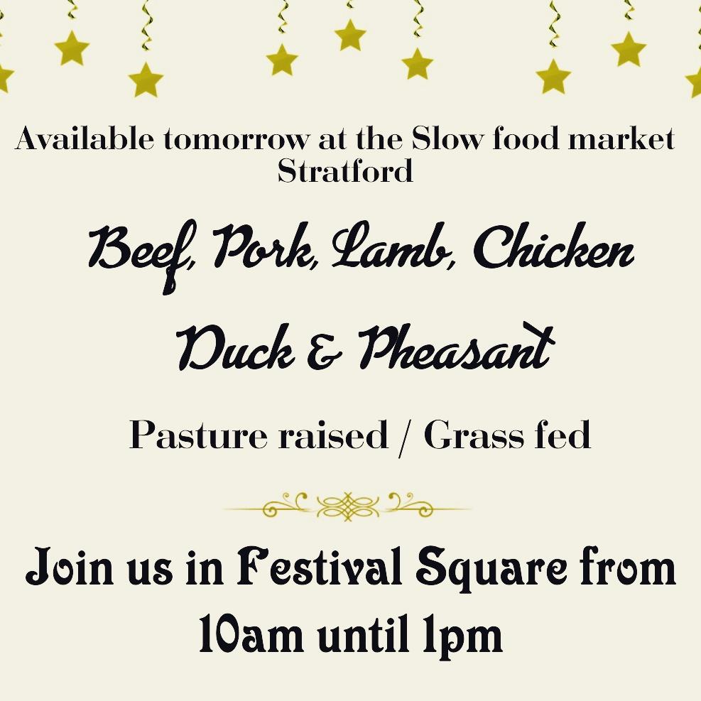 mcintoshfarms's tweet photo. #dtstratford #stratfordon #supportlocal #knowyourfarmer #pastureraised #grassfed #slowfood #slowfoodmarket https://t.co/j2vp9LKDKl