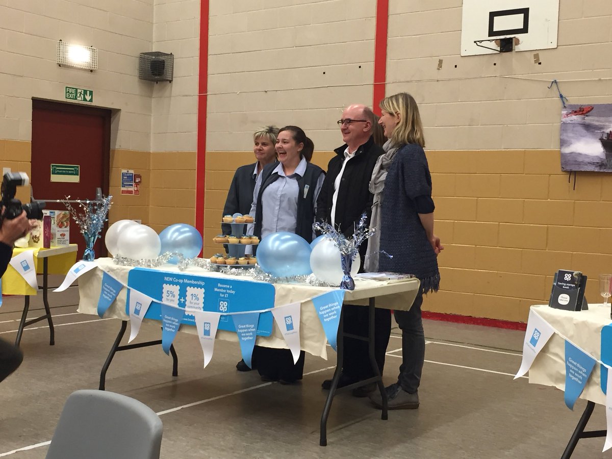 LousyMcCaff's tweet photo. Sheddocksley Baptist church Local Cause receiving their pay out! #thecoopway https://t.co/n7jsg5X1L6