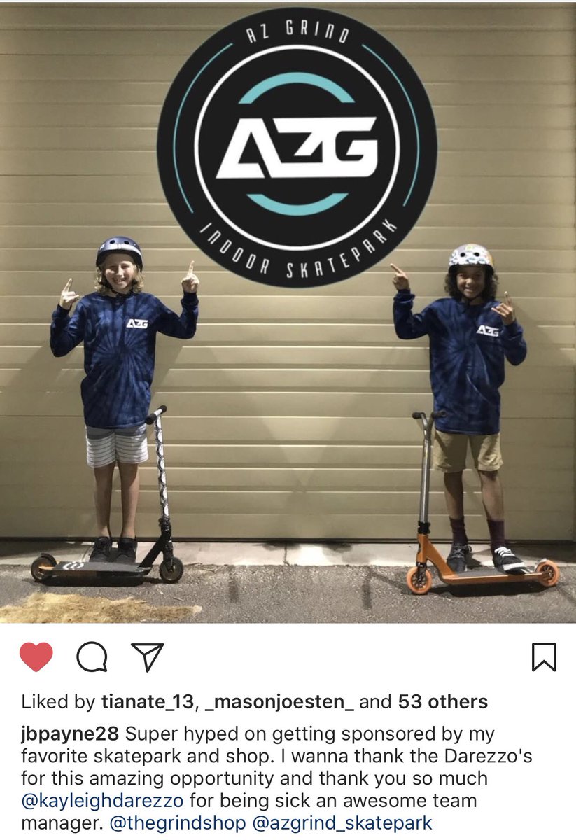 CoachBpayne28's tweet photo. I preach over &amp; over to my son about hard work, and it paid off for him. He just receive his “1ST SPONSOR from one of the top indoor skate shops in the Valley! Proud of you son!! Dad ❤️you but it’s only the beginning! #hardworkpaysoff #itsofficial #jbug28 https://t.co/zix17hcMh6