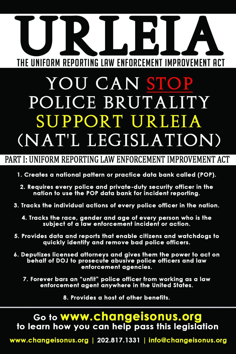 ONUS_INC's tweet photo. No problem can withstand the assault of sustained and wise thinking. We did that and we came up with The Uniform Reporting Law Enforcement Improvement Act (URLEIA) to end police brutality. #URLEIA #ChangeIsOnUs https://t.co/2p0wYbJDs2