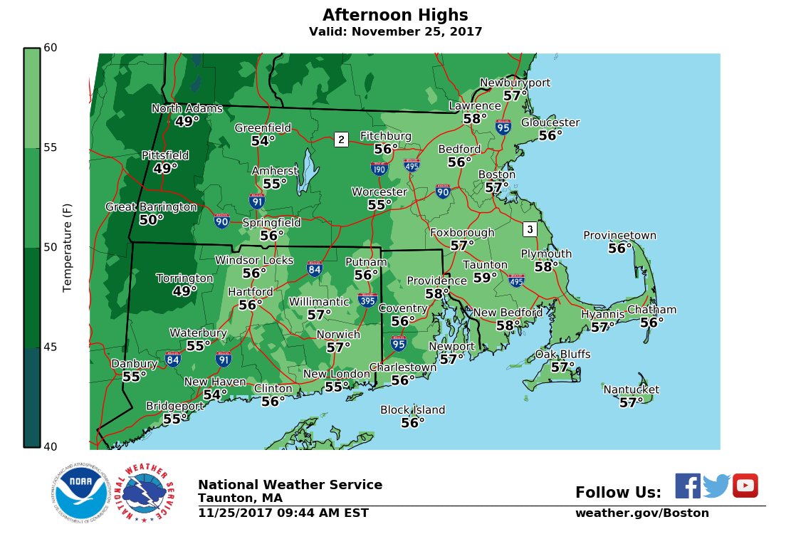 NWS Boston on Twitter &quot;[945am] Enjoying the warmer