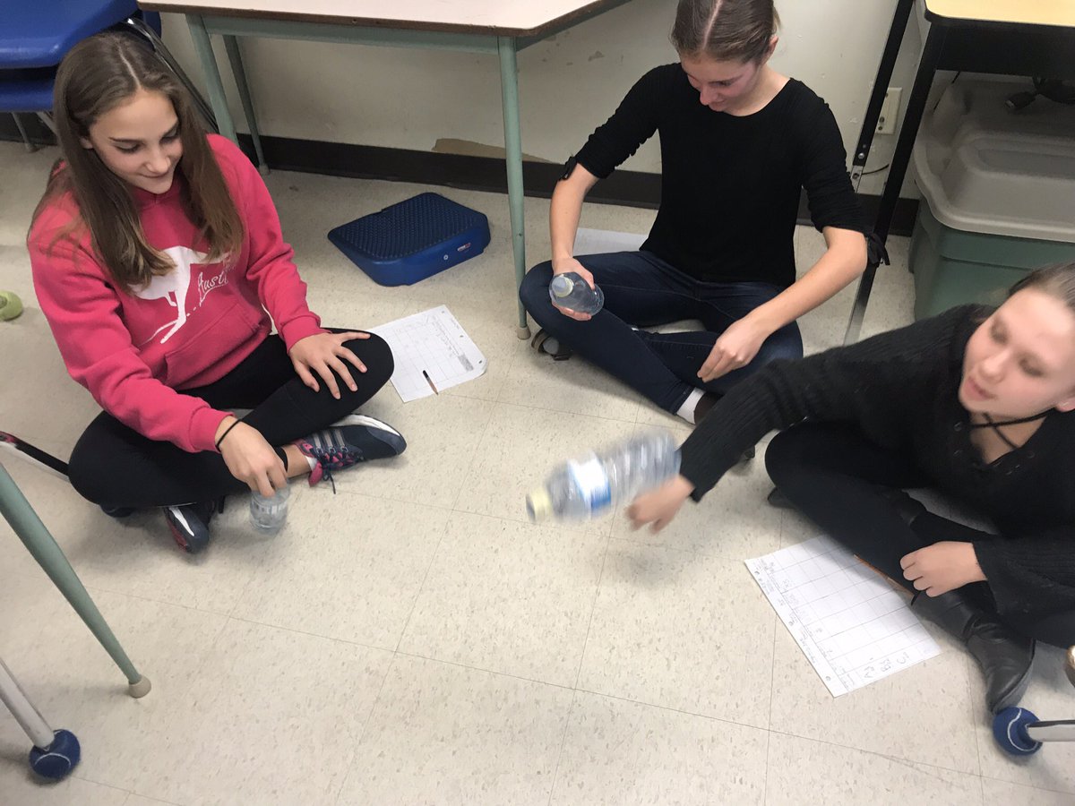 FirebirdNews's tweet photo. Master Flipper Contest in grade 8 Math! #handsonlearning #datagathering #bottleflip #WJFricker #NearNorthUnited https://t.co/o7CSR8oW5G