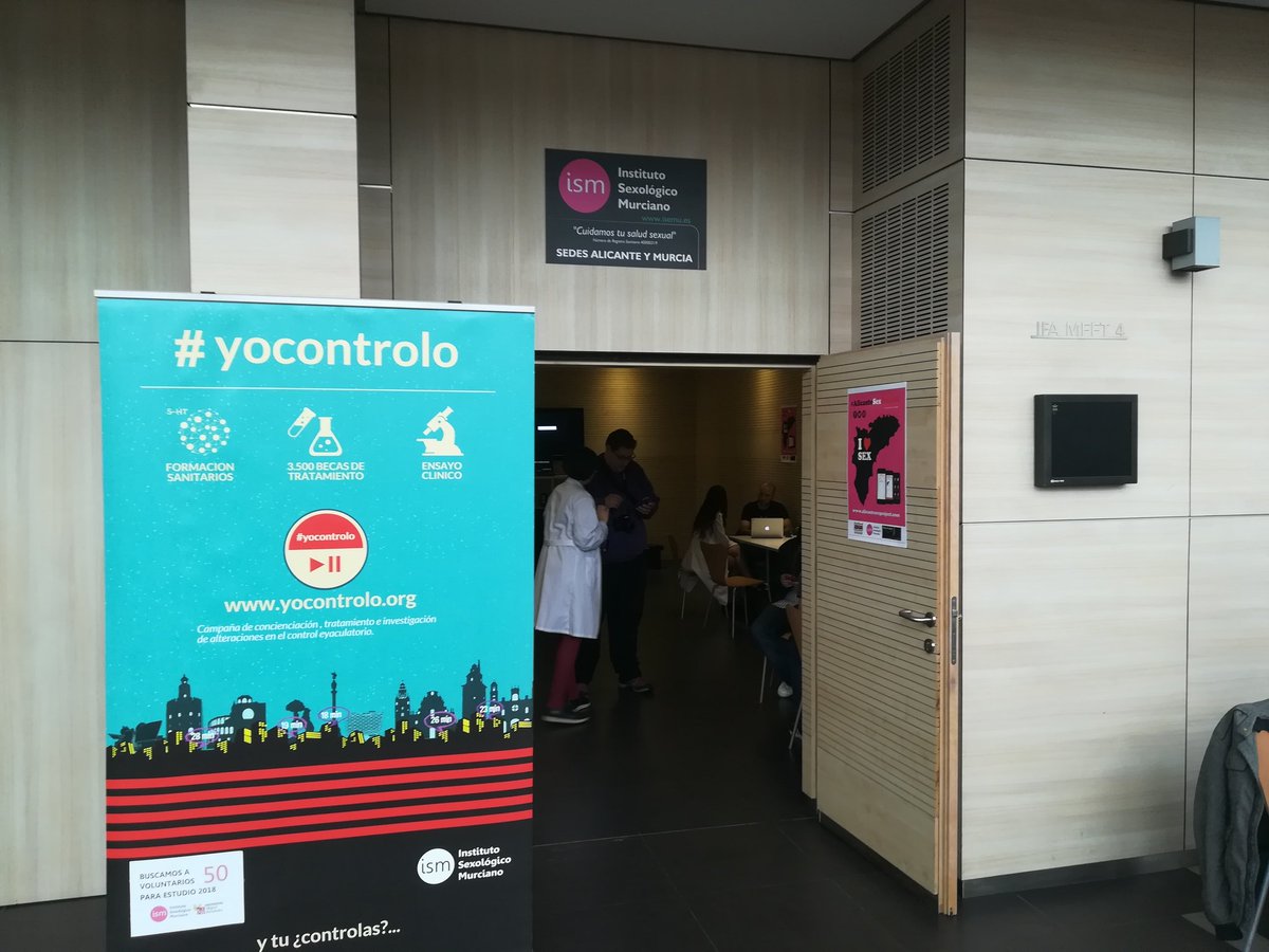 ISMsexologia's tweet photo. #yocontrolo #AlicanteSexProject en @Futursexferia Sala Meet 4 de @ISMsexologia con @JRsexologo @Sexdisability @PsiParejas https://t.co/Ey1ukSoA8O