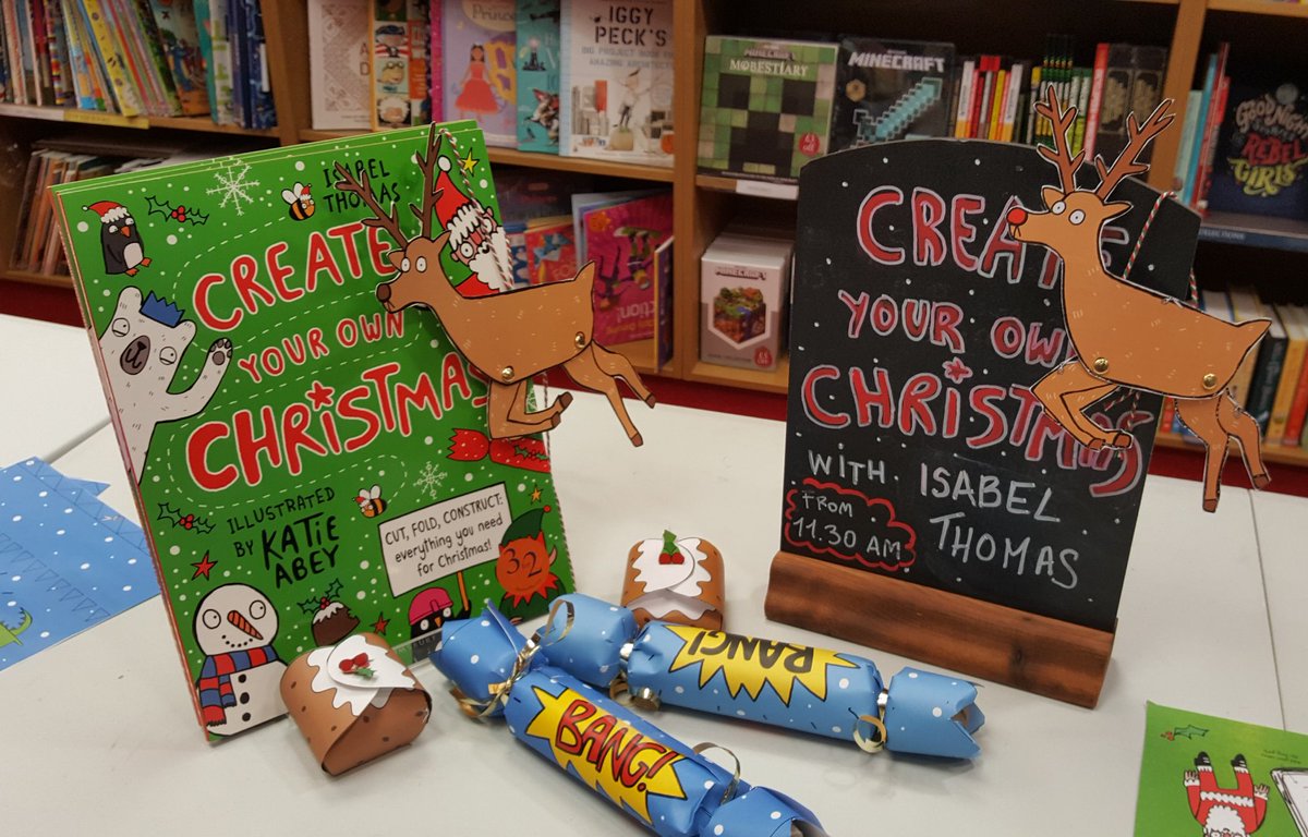isabelwriting's tweet photo. Thank you for such a warm welcome @childrenheffers 😍 my little elf and I had great fun running CREATE YOUR OWN CHRISTMAS activities in the shop! @KidsBloomsbury @AnnadeLacey1 #createyourownchristmas https://t.co/XGZvlUU12l