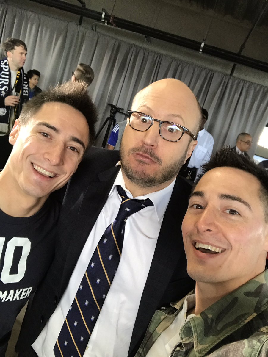 MrR3NO's tweet photo. What a way to ruin the first ever #MyPLMorning @jay_hasuga and I taking a #suboptimalselfie with @RogBennett of @meninblazers #isthatyouranalysis #meninblazers #twinning #powerbald https://t.co/EGQc2f6vwq