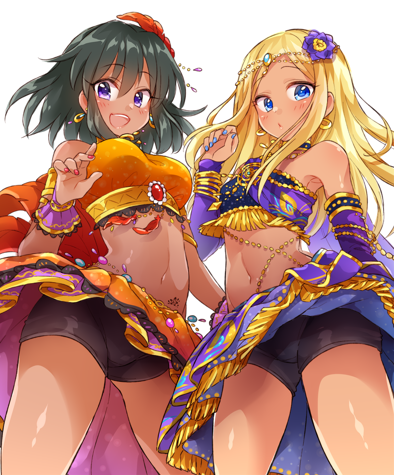 ナターリア(シンデレラガールズ) 「SSRライラさんもスパッツ履いてると聞きました…ありがとうソル・カマル 」|虎んとのイラスト