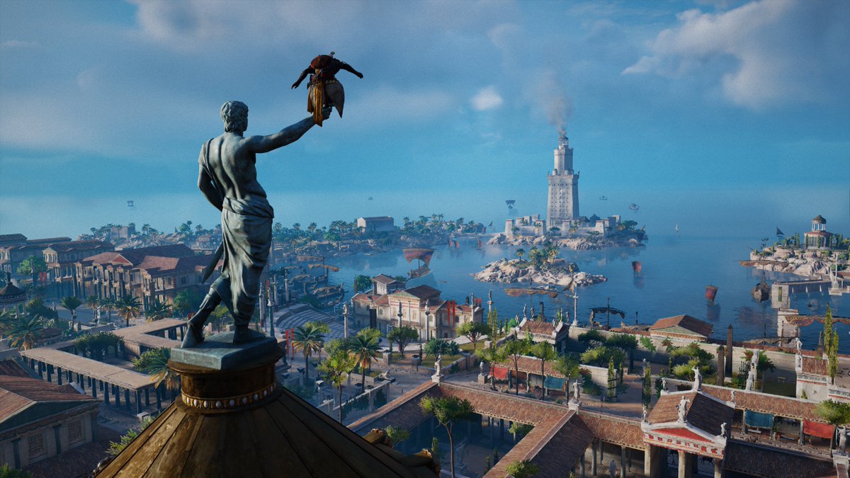 AL7AIR's tweet photo. What a view ... @AssassinsCreed #ACOrigins #PS4share https://t.co/5ltrPq1drM