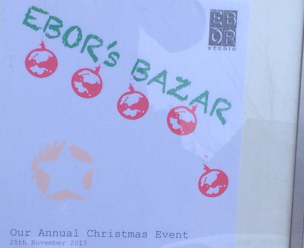 JEMsoc's tweet photo. First @EborStudio #Christmas #bazar got #gifts @gunstogoods & #pamperkit @MarthaMLHaywood met @ph76777 @karen280358 https://t.co/QiYnhbHCzn