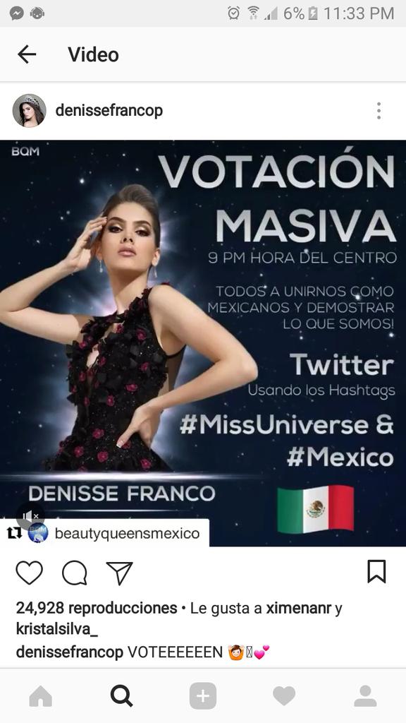 diegoar42150521's tweet photo. Que se sienta el apoyo a denisse franco venga mexico 
#MissUniverse #Mexico https://t.co/9OTMFFN2cQ