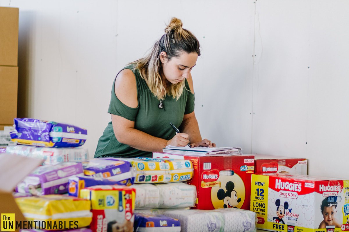 _unmentionables's tweet photo. Over the past few months, @HestersCafe has been collecting donations of new underwear, bras, and diapers for men, women, and children affected by Hurricane #Harvey on our behalf. Thank you for helping us cover cheeks and hearts across Texas! #HelpForHarvey https://t.co/umjGnHIgav