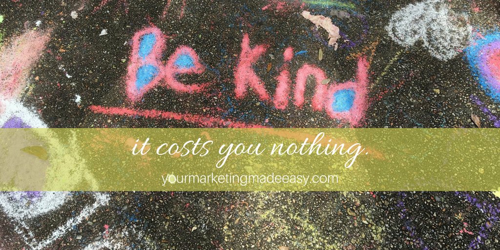 MarketMadeEasy's tweet photo. Be kind. It costs you nothing. #yqr #smallbiz #YQRsmallbiz https://t.co/g9uPqnZnah