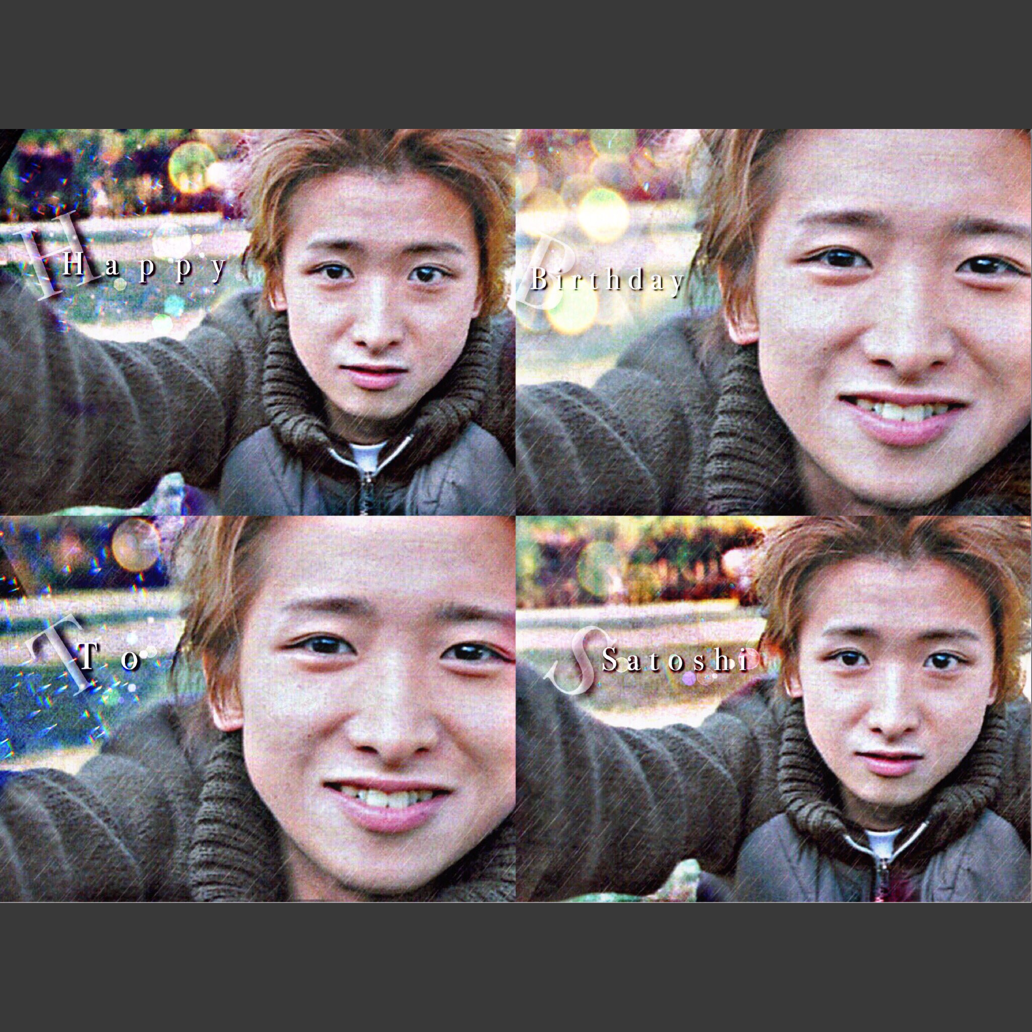 .
.
. Happy Birthday  Satoshi Ohno .
.
. 
