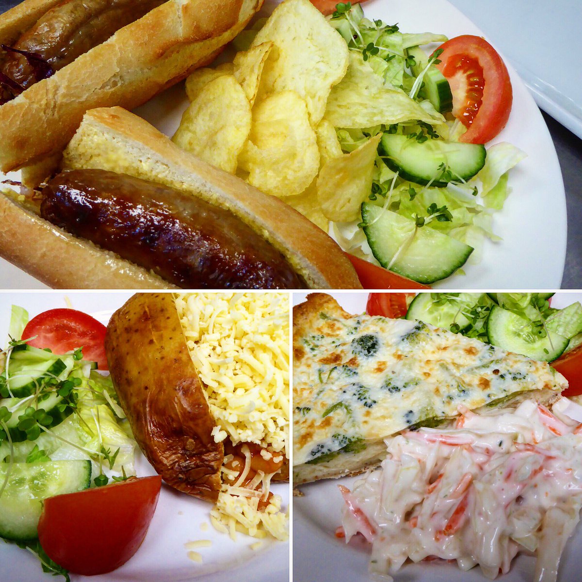 Various hot and cold food on offer at The Primrose Cafe...why not come and check out our menu!! #cafe #food #newport #islofwight