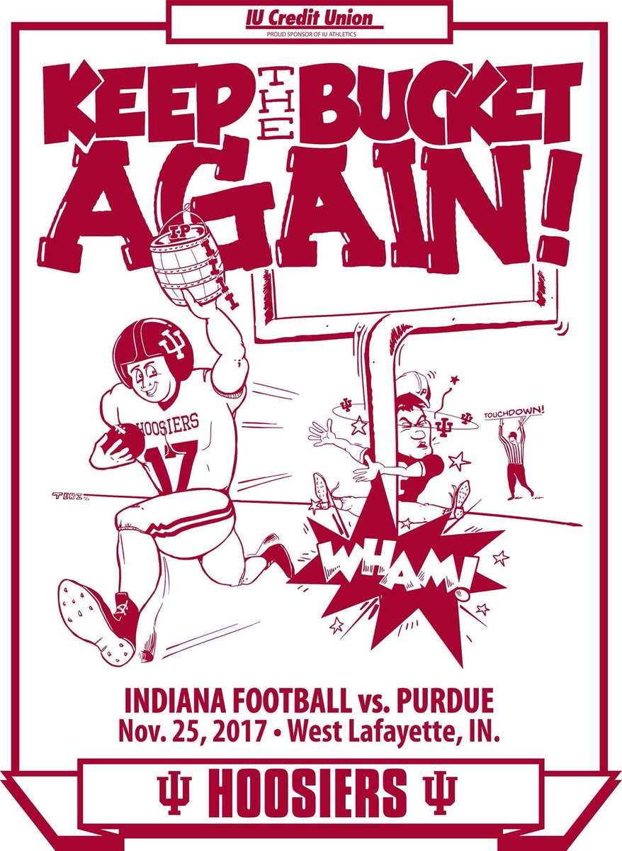 IUAA's tweet photo. Let’s top off the weekend with a big @HoosierFootball win! #BeatPurdue https://t.co/ytTjO8qjYz