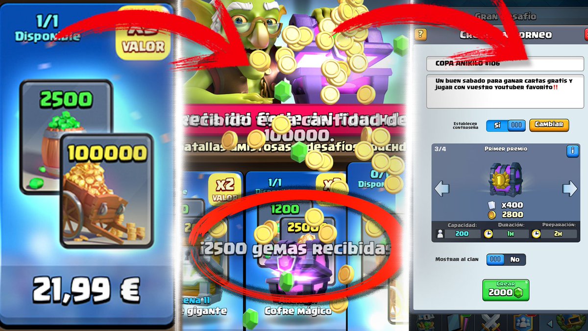AnikiloGamer's tweet photo. DIRECTOOO!

Un buen sábado para ganar cartas gratis y alguna que otra batalla con vuestro youtuber favorito!!

➡️ https://t.co/AU3EgV8wka https://t.co/I9F9IxRoKw