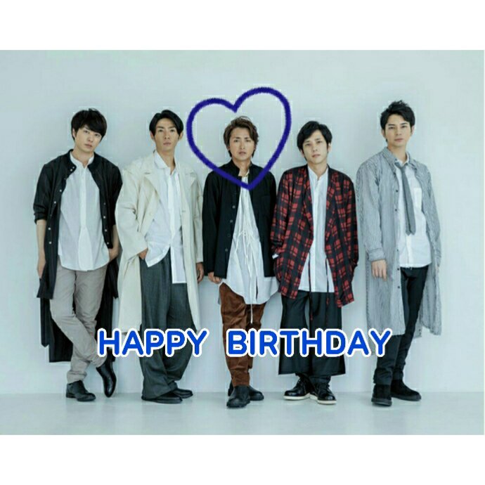   HAPPY BIRTHDAY    Satoshi OHNO       