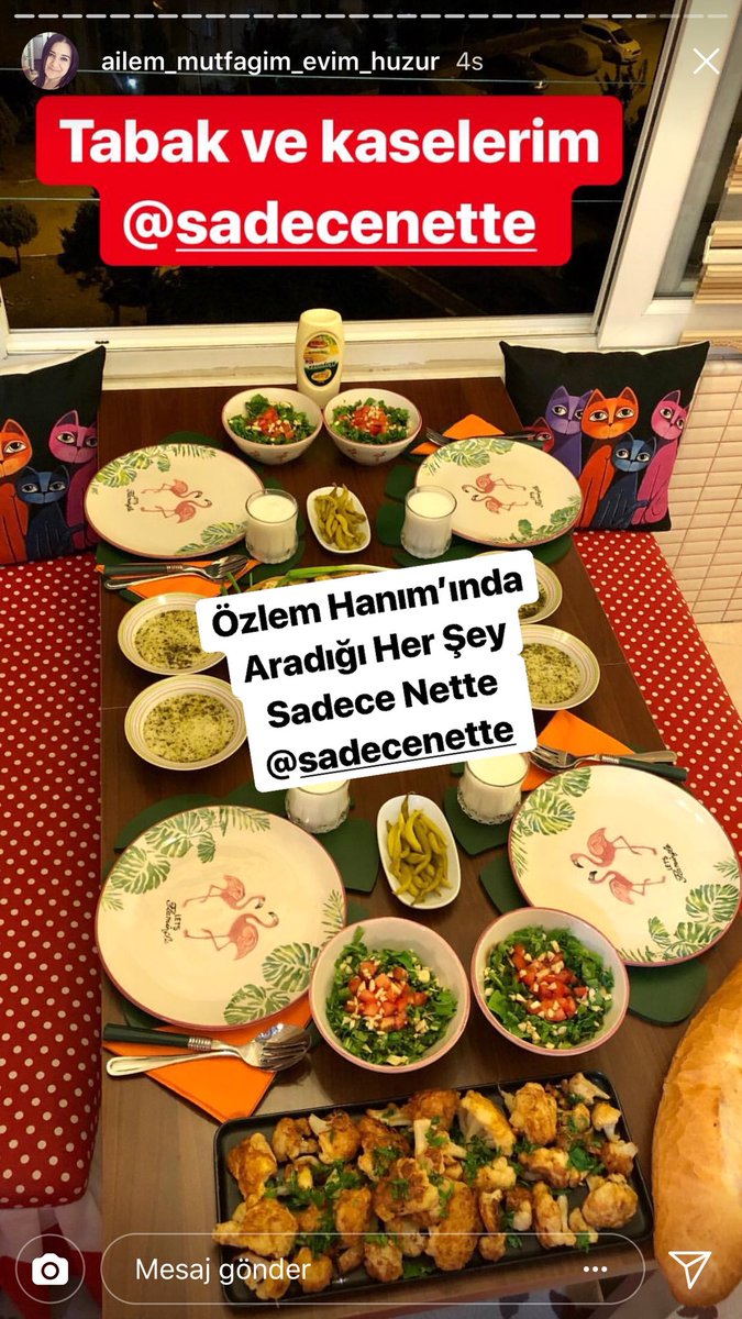 Özlem Hanım’da Aradığı Her Şey Sadece Nette - Ürünler İçin TIKLA 👉🏻  sadecenette.com/page.php?act=a…  👈🏻 @ailem_mutfagim_evim_huzur @sadecenette #sadecenette #flamingo #sunum #sofra #yemektabağı #servistabağı #pastatabağı #kase #çorbakasesi #yemektakımı #kitchen