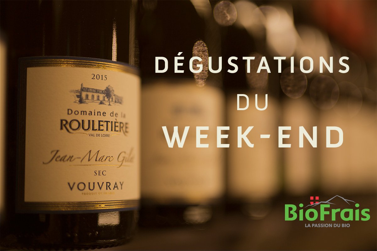 BioFrais's tweet photo. Pas de #Blackfriday chez #BioFrais mais encore mieux : dégustation gratuites de vins bio tout le week-end ! #LaPassionduBio https://t.co/Xig278vWjc