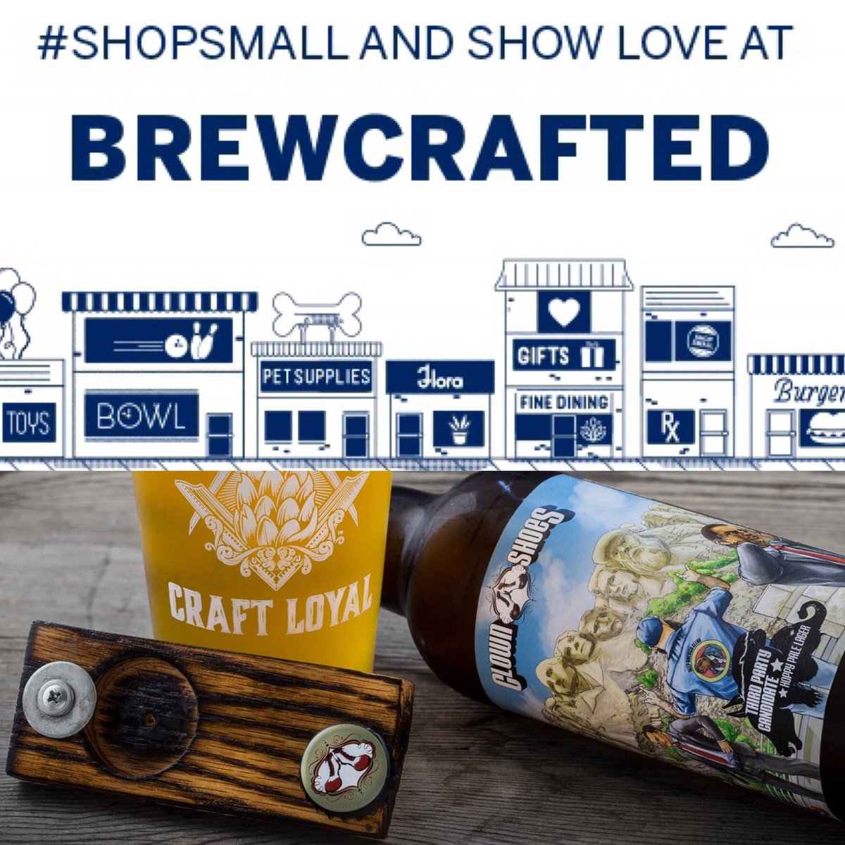 BrewCrafted's tweet photo. It’s small business Saturday!!
Enter coupon code Local5 and save $5 now through Monday!
https://t.co/7W4ep51myk
#brewery #beer #supportsmallbusiness #cybermonday #supportlocal #brewcrafted #smallbusinesssaturday https://t.co/LXm9T94DjH