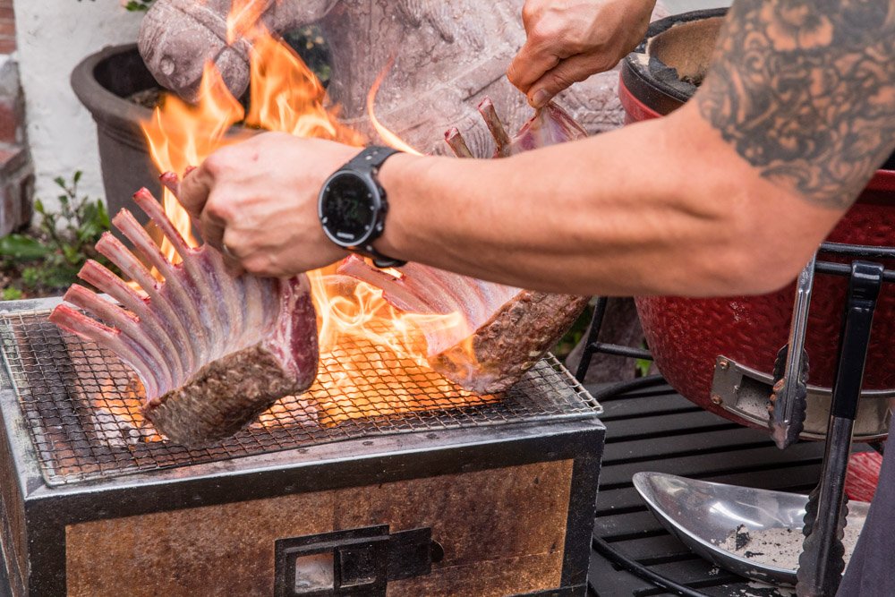 Now that’s a rack! There’s nothing like the taste of delicious, delicate Aussie lamb served straight from a hot flame. Give your guests a reason to celebrate and a meal they’ll never forget with  @aussiebeeflamb. #OwnYourParty #BeAussome