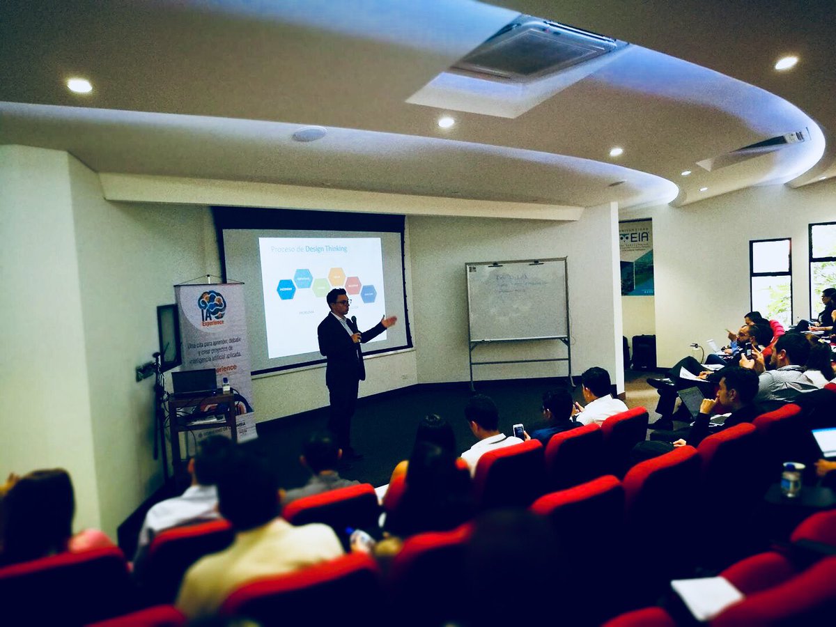 josemunozlife's tweet photo. Talked at the #EIA about #businessdesign and #designthinking. Being real about  the keys to innovation after a decade in the trenches. #innovation #hackathon #startupweekend #Entrepreneurship #iaexperience https://t.co/lTYUmQc6C3