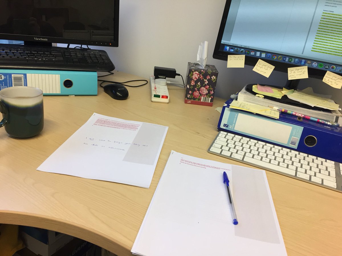 LJStokes1's tweet photo. The last two chapters #phdweekend #itsalmostthere #5daystogo #phd #thesis #submission #ineedsleep #keeponkeepingon https://t.co/dfUF7EdWpi