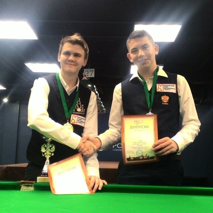 moscow147's tweet photo. Moscow Snooker Championship U18 2017_4. Winner - Vasily Dimitrenko. RunnerUp - Konstantin Klesov #mschamp_u18_2017 #snooker #снукер #бильярд https://t.co/7stR6Kp7nS