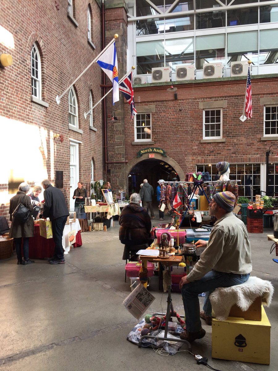 haligonia's tweet photo. RT @tjhfx: Fantastic to see the @brewerymarket thriving again. Many great vendors to check out, and rooms to explore. @hfxnovascotia @haligonia @My_Waterfront @DowntownHalifax https://t.co/DeXepo5irW