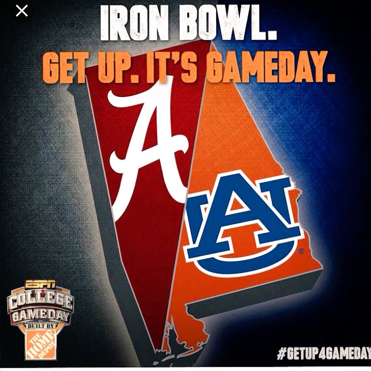 it’s game day in the south!!! War Eagle y’all @AngiDukeR11 @Colinkarich