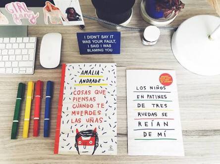 Ingridoe's tweet photo. Hola @beek_io ¿de casualidad ya tienen a la venta el nuevo libro de @amaliaandrade_ ? #CosasQuePiensasCuandoTeMuerdesLasUñas https://t.co/2zWM9i1a6O
