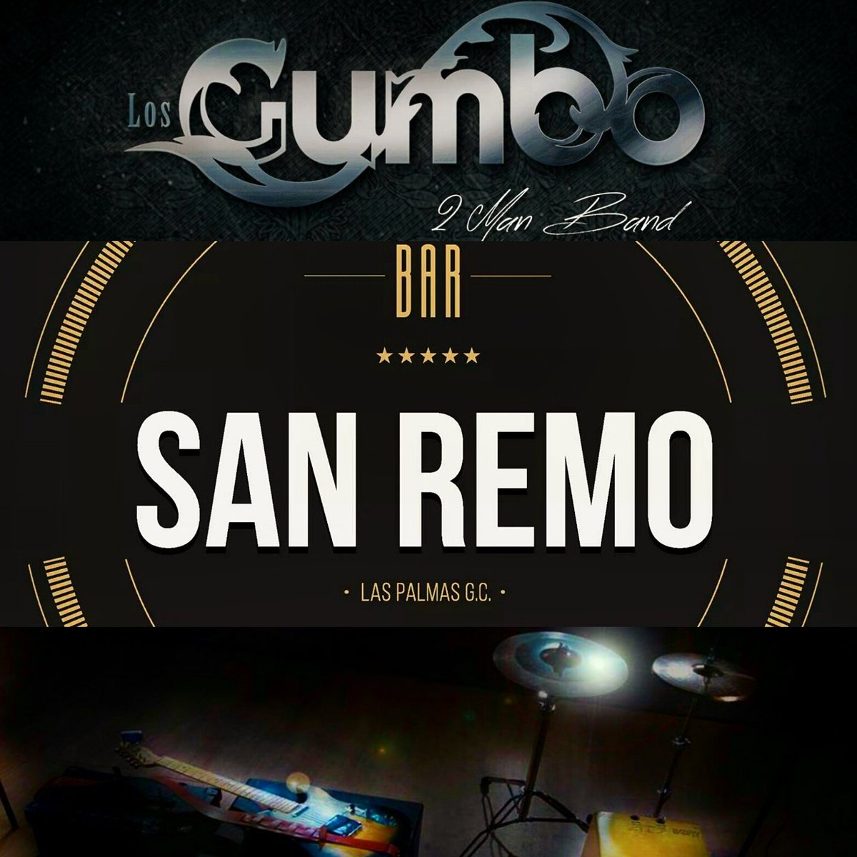 LOS_GUMBO's tweet photo. Hoy/Tonite 8 pm #LosGumbo #2ManBand en/at #BarSanRemo Calle Secretario Artiles 42 #LasPalmasGranCanaria #LiveMusic #Blues @BLUES_CANARIAS @grancanariaocio @MiPlanHoyGC @QhacerLasPalmas https://t.co/NY9inYSGzj