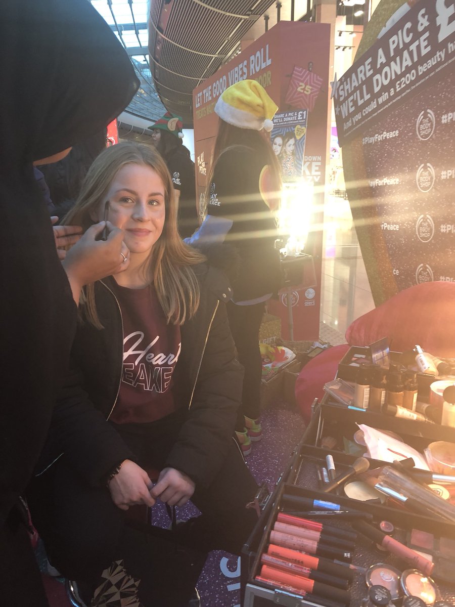 TheBodyShopUK's tweet photo. At @westfieldstrat today? We’re doing FREE MAKEOVERS on the top floor!
Join us & spread good vibes 💄💋 #PlayForPeace #TBSEvent https://t.co/MG8Qex853W